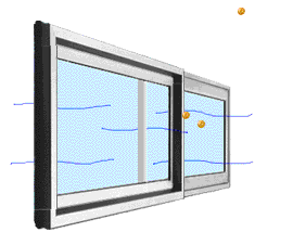 MicroAirScreen - The Micro Air Screen window filter adjusts to different window sizes